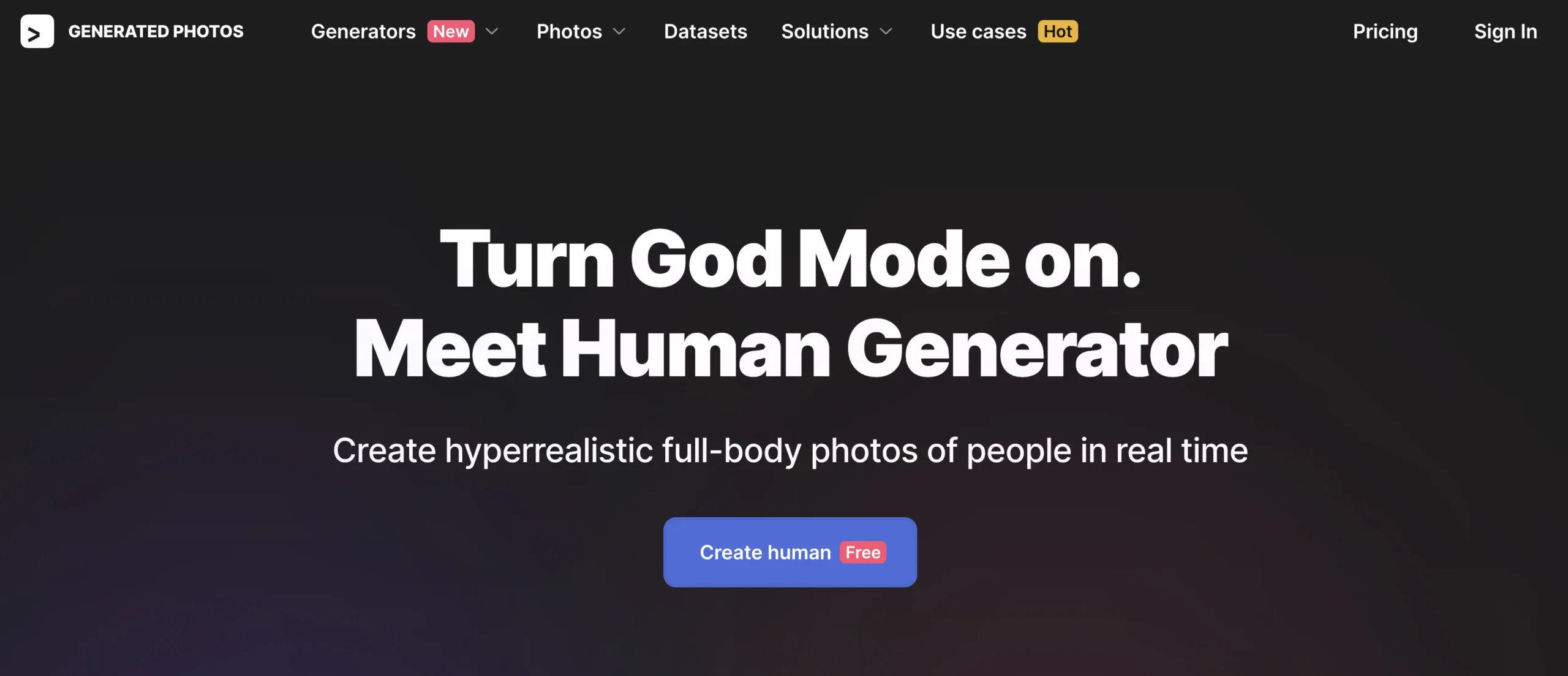 human generator ai create human