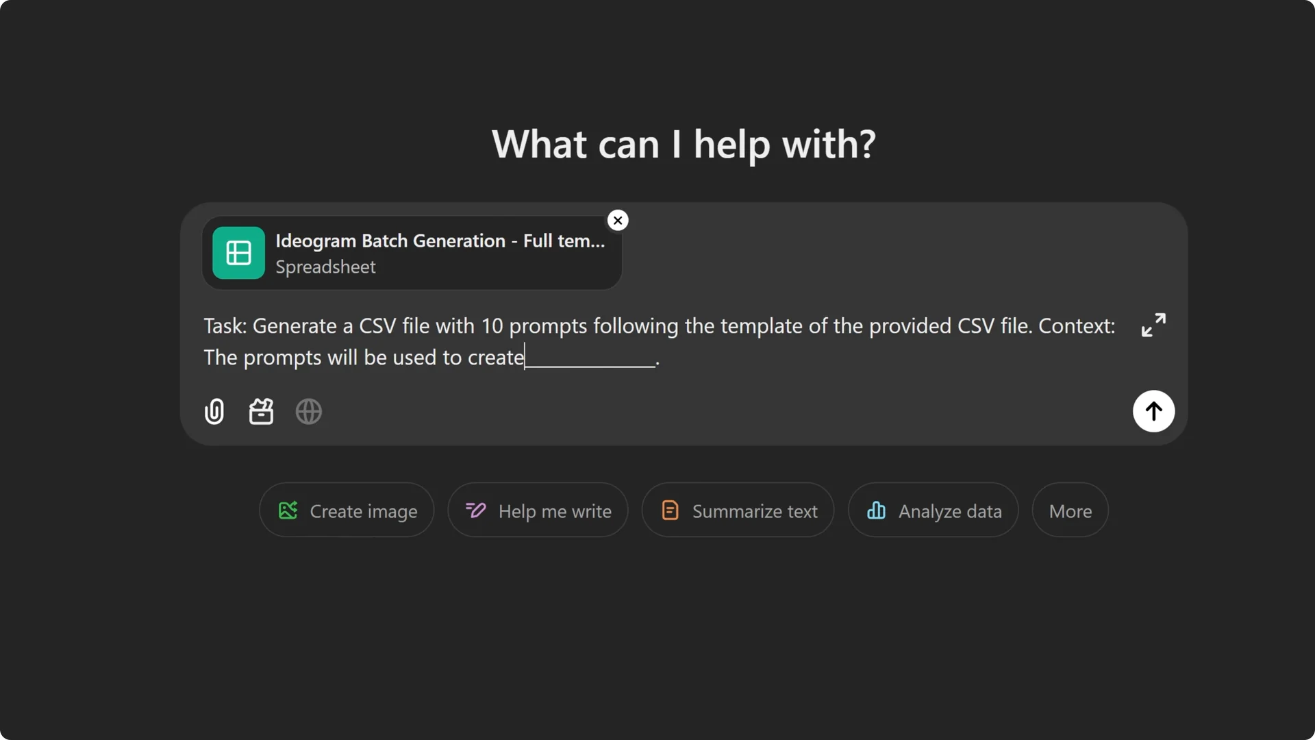 Automate Prompting by Merging Ideogram Batch with ChatGPT screenshot 4