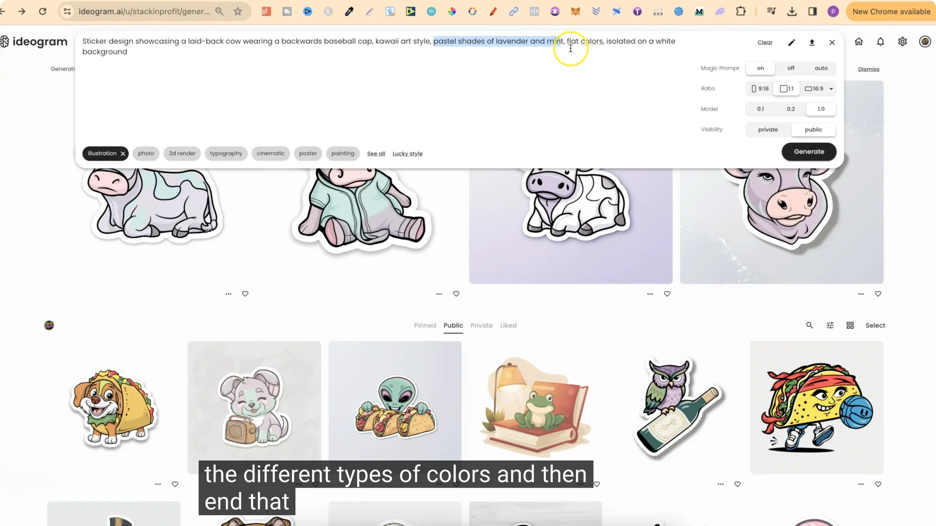 Boost Creativity with This Free Chat GPT Ideogram Sticker Prompt Generator screenshot 10