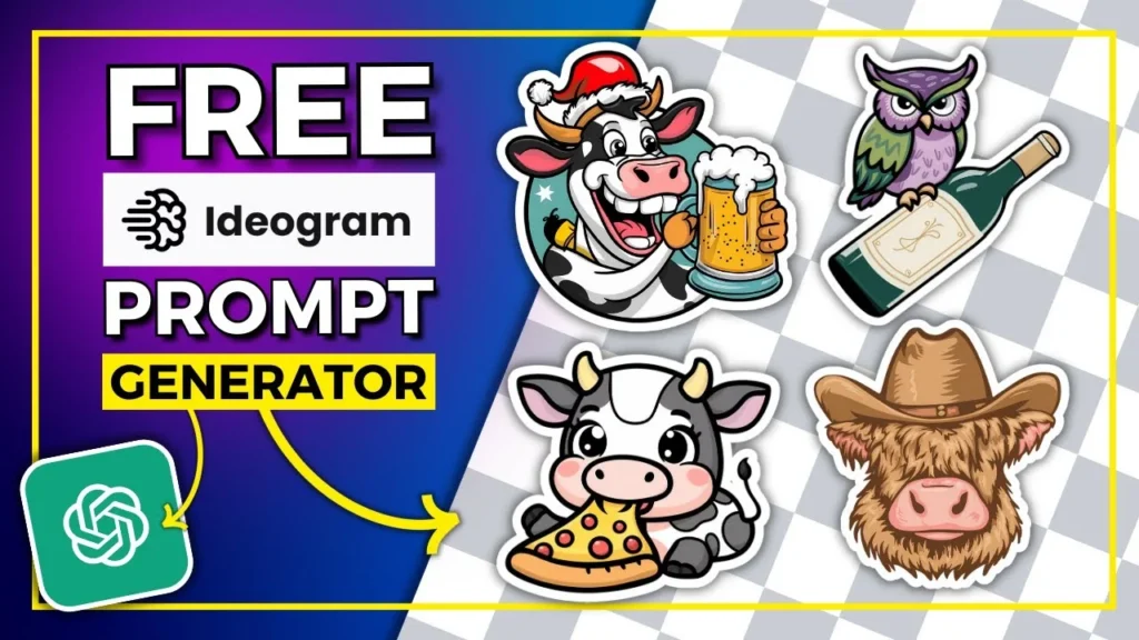 Boost Creativity with This Free Chat GPT Ideogram Sticker Prompt Generator - Featured Image