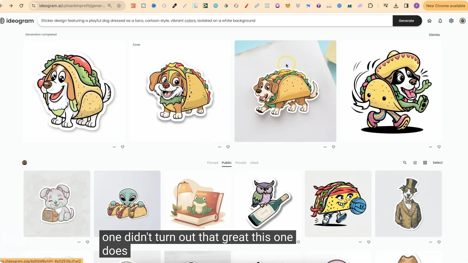 Boost Creativity with This Free Chat GPT Ideogram Sticker Prompt Generator screenshot 7