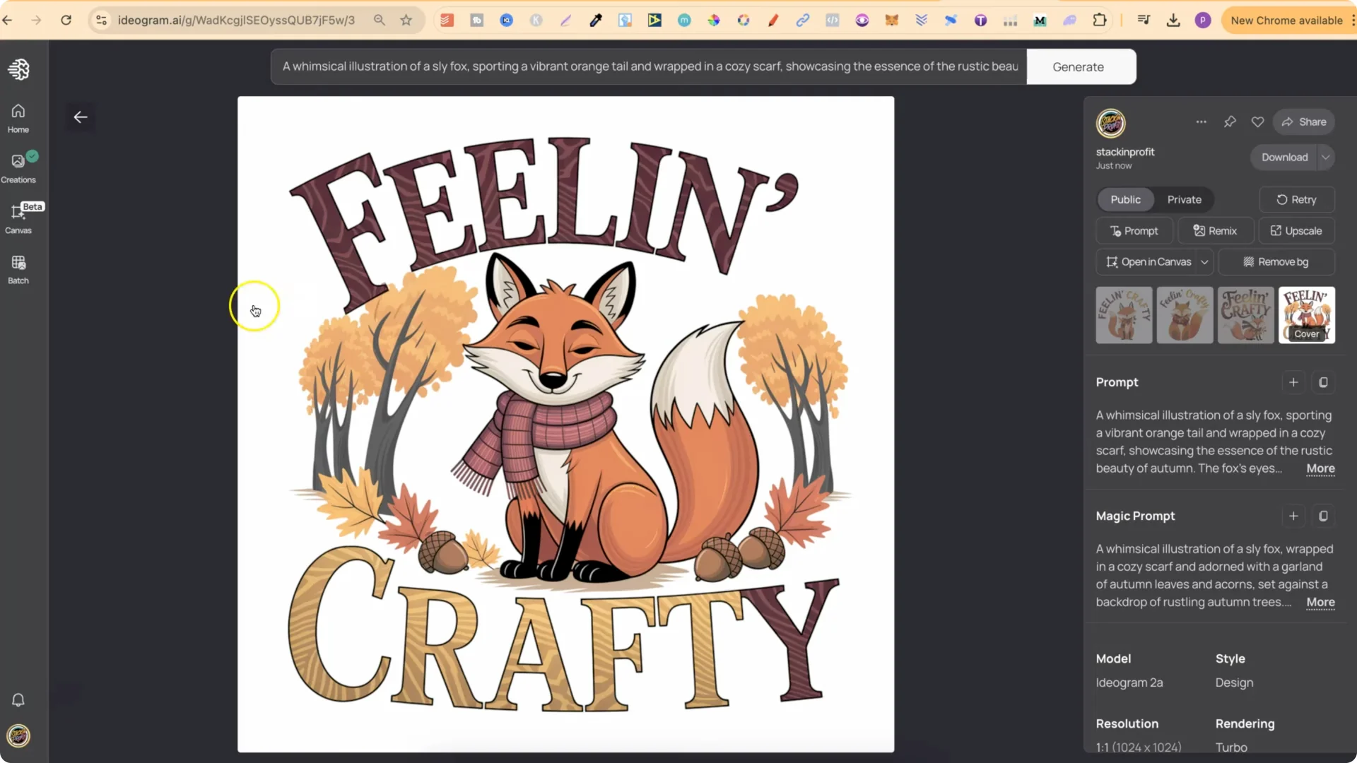 Can IDEOGRAM 2A Enhance Old T-Shirt and Sticker Designs? screenshot 4