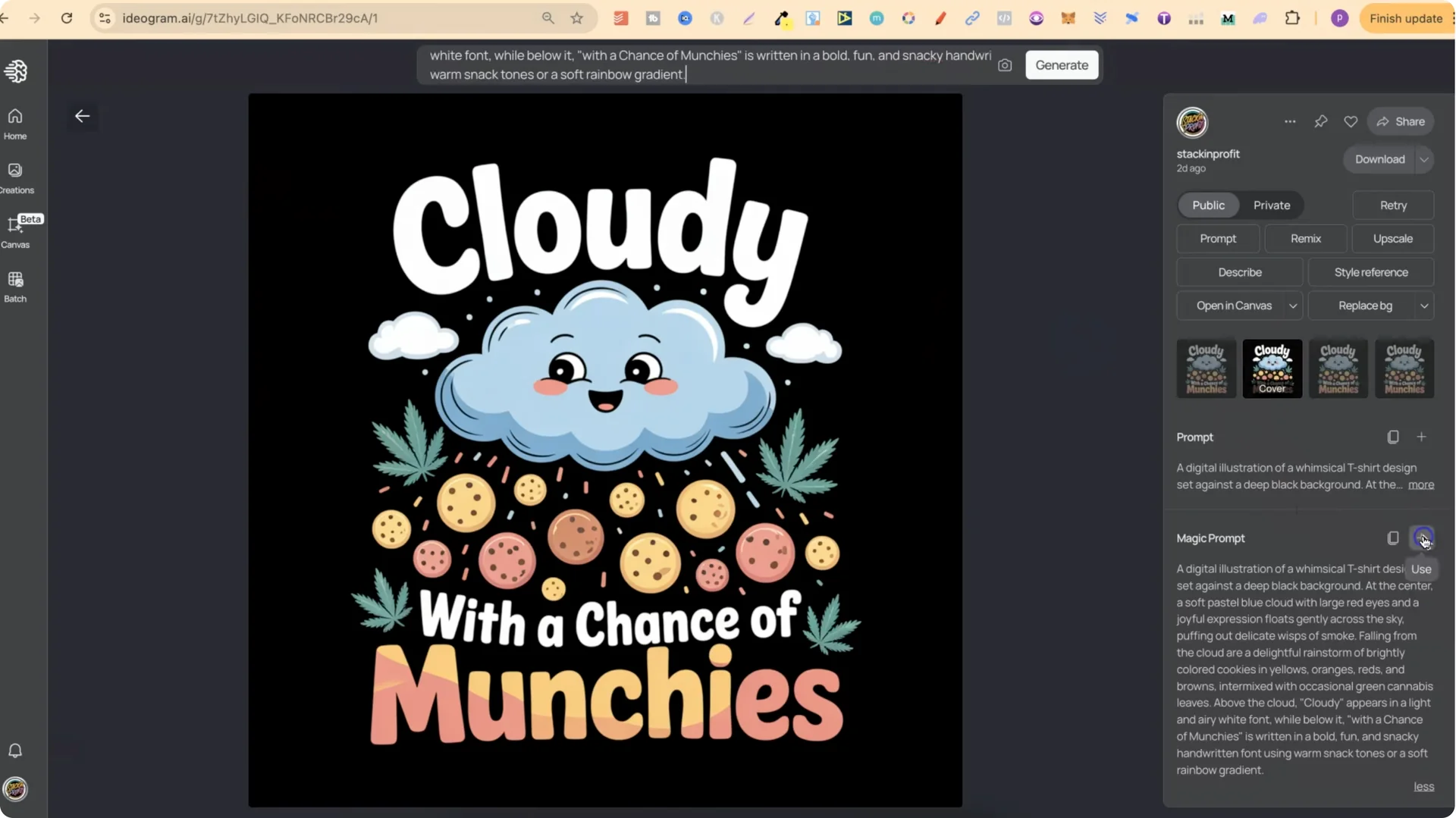 Create 420 T-Shirts Quickly Using IDEOGRAM 3.0 AI Prompts screenshot 7