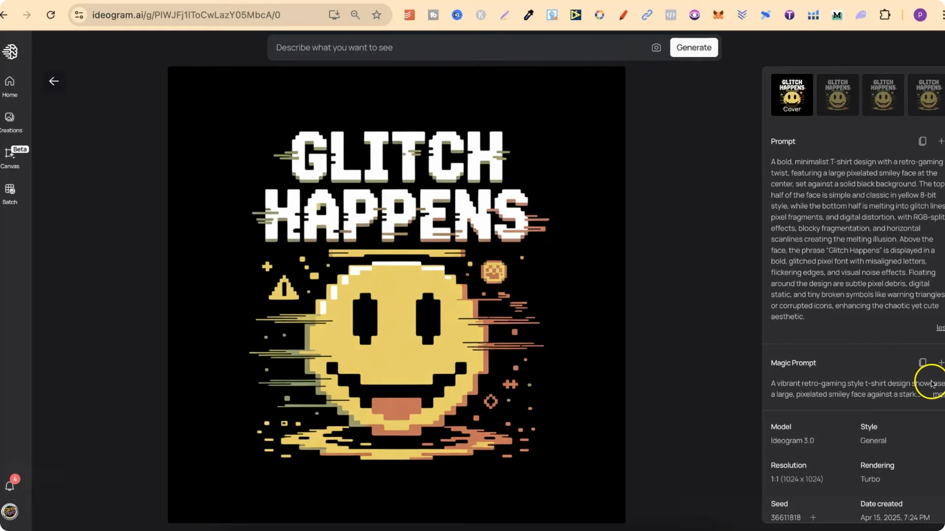 Creating Pixel Art T-Shirts with ChatGPT: Free Prompts Inside screenshot 1