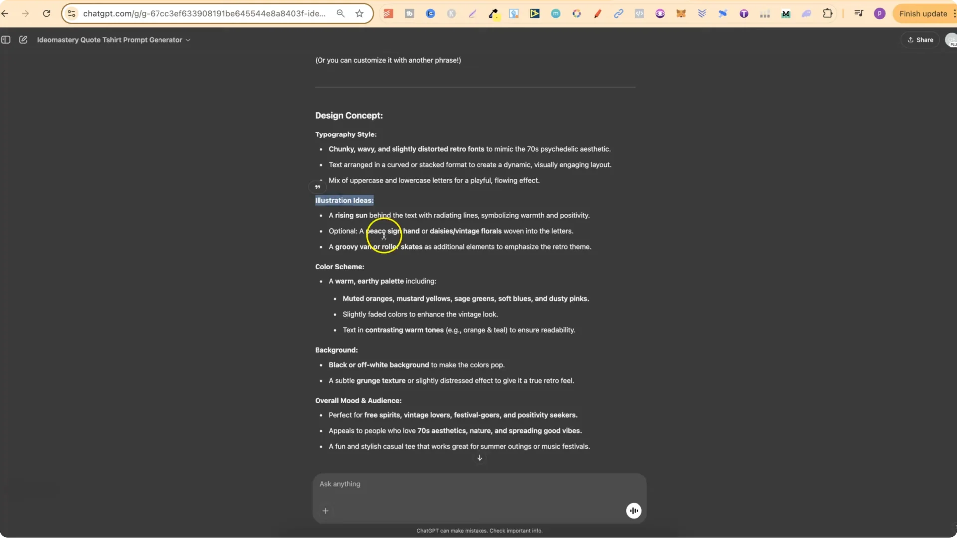 Creating Retro Groovy T-Shirts with IDEOGRAM 2A AI Made Easy screenshot 2