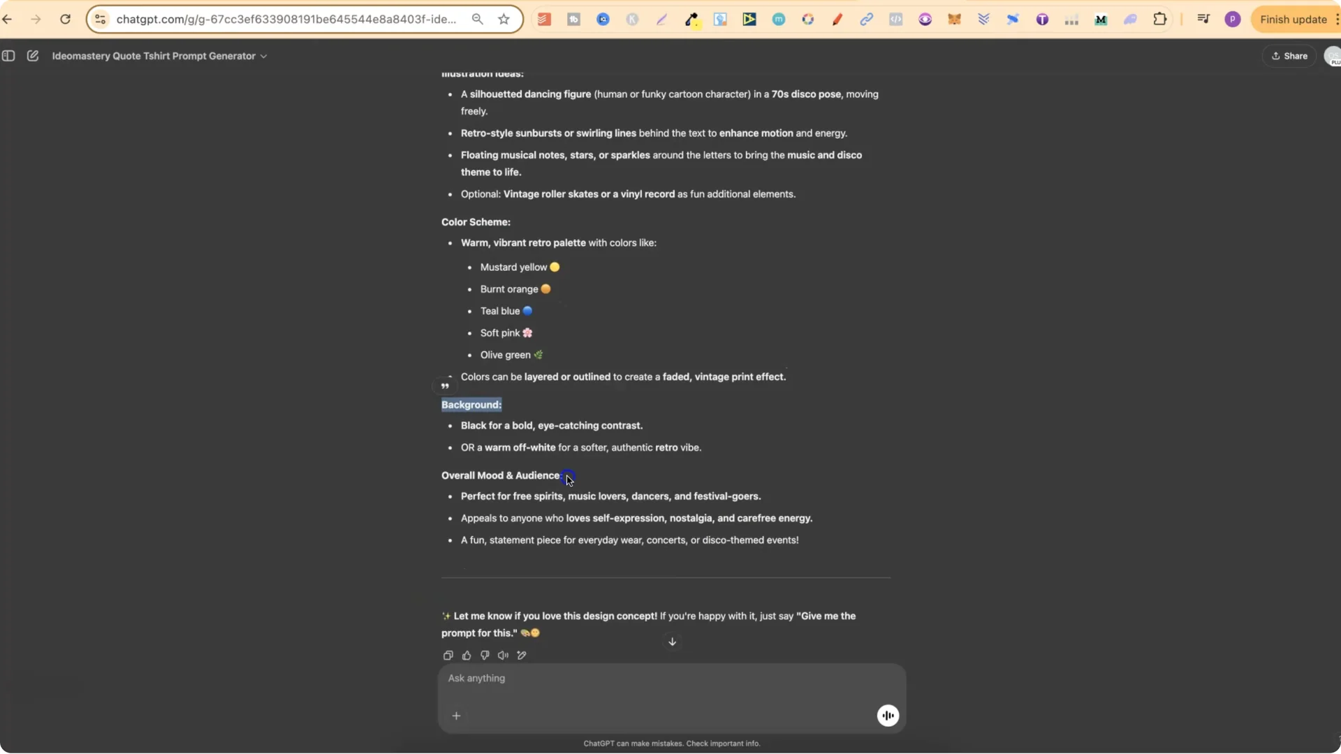 Creating Retro Groovy T-Shirts with IDEOGRAM 2A AI Made Easy screenshot 4