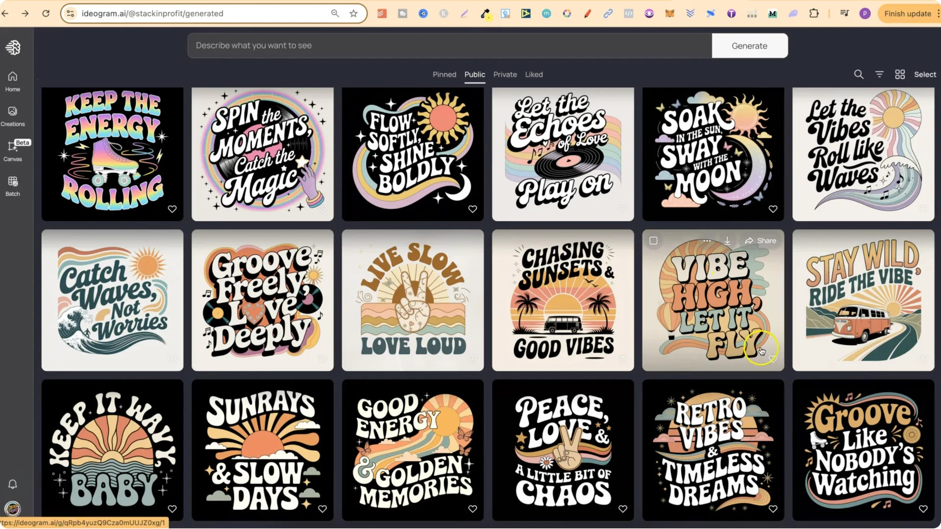 Creating Retro Groovy T-Shirts with IDEOGRAM 2A AI Made Easy screenshot 6