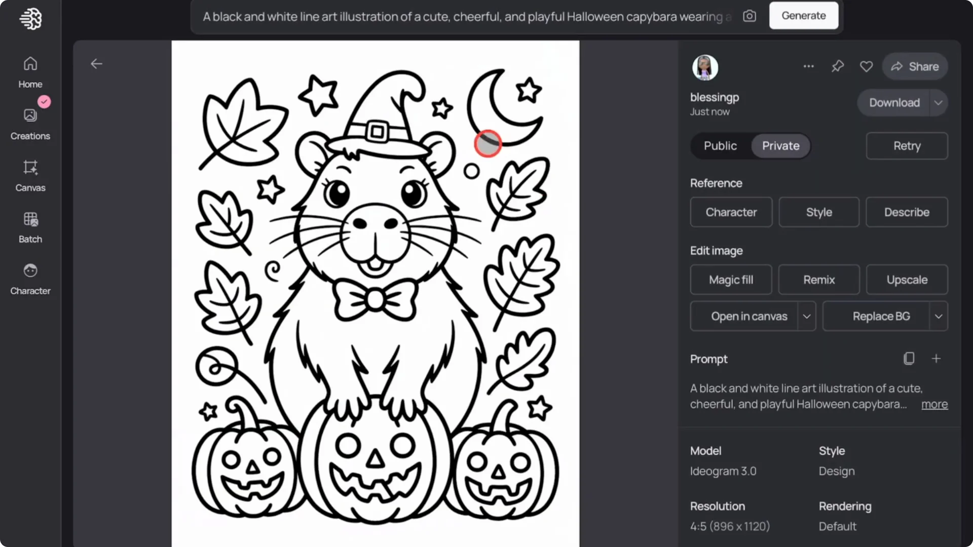 Discover Unique Halloween Coloring Book Ideas You Can Create with AI screenshot 5