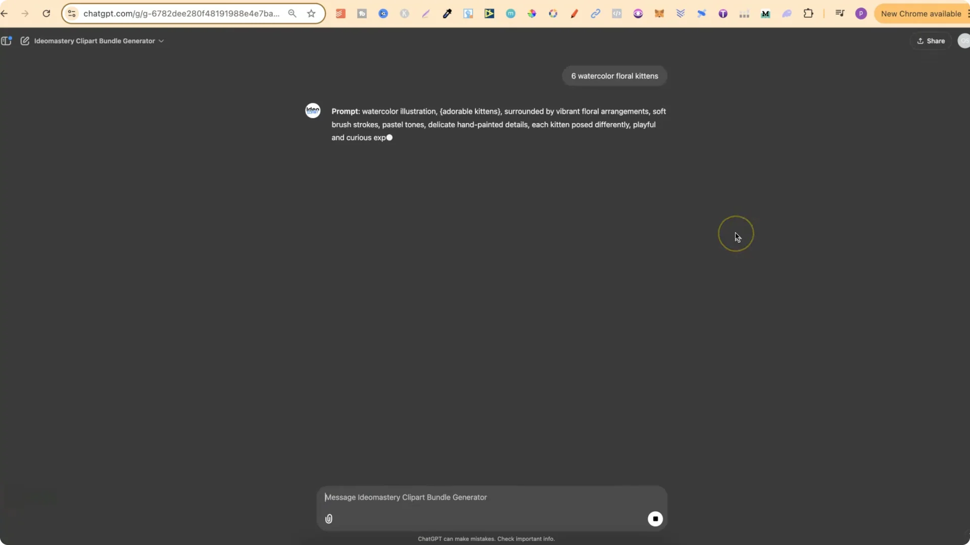 Explore 50+ Unique IDEOGRAM AI Clipart Bundle Prompts screenshot 2