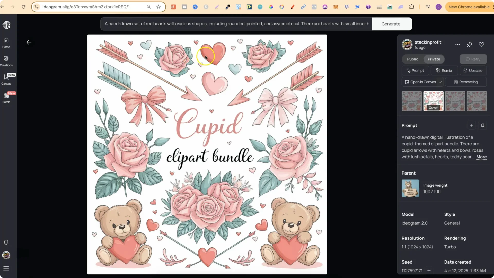 Explore 50+ Unique IDEOGRAM AI Clipart Bundle Prompts screenshot 3