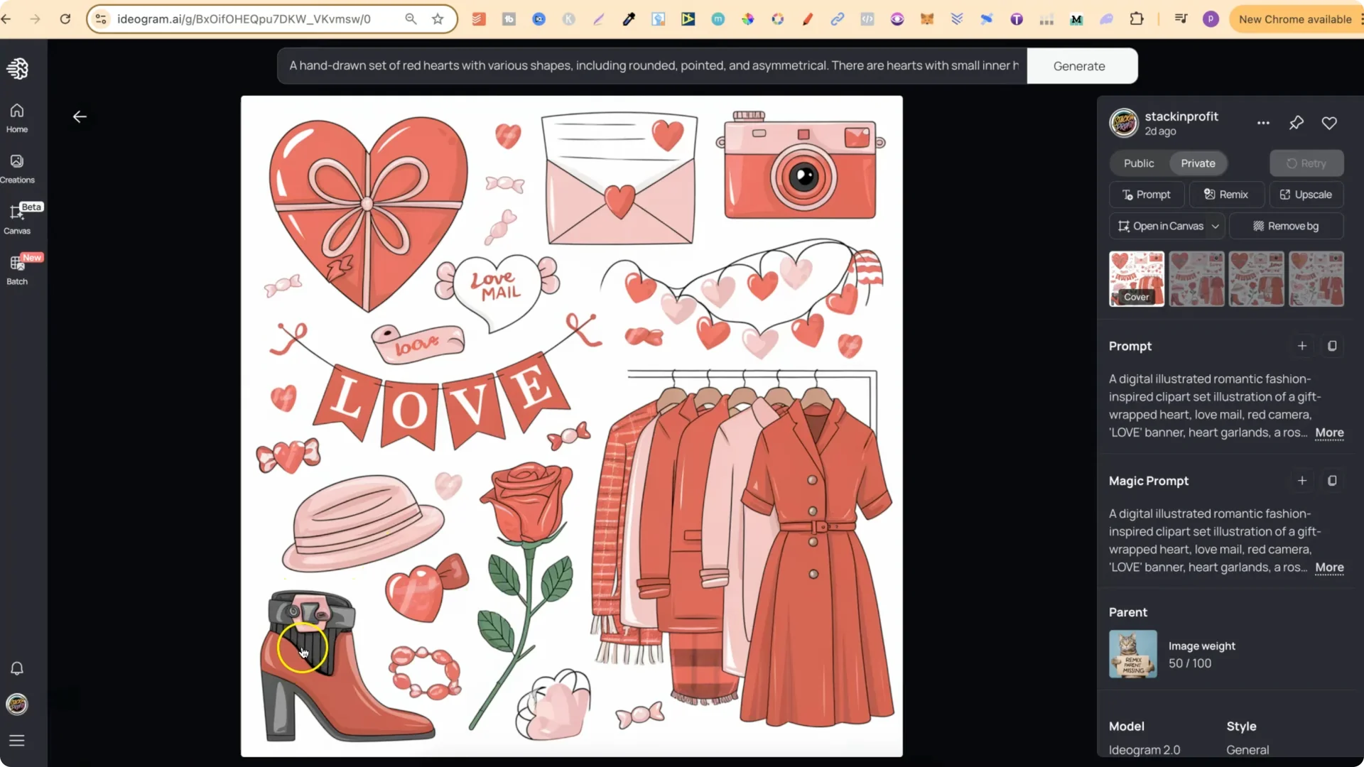 Explore 50+ Unique IDEOGRAM AI Clipart Bundle Prompts screenshot 6