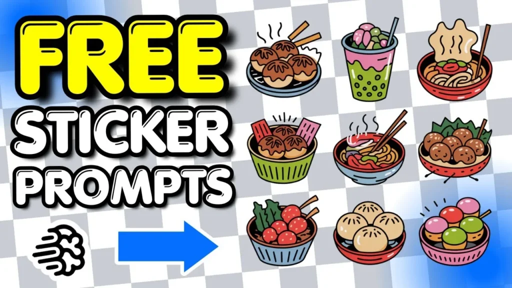 How AI Prompts Can Help You Create Sellable Sticker Packs? - Featured Image