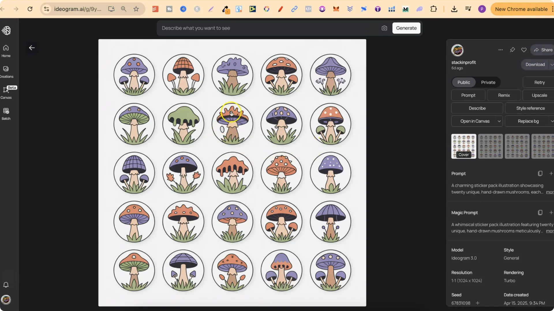 How AI Prompts Can Help You Create Sellable Sticker Packs? screenshot 6