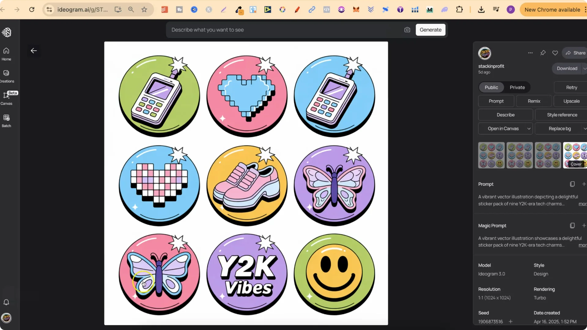 How AI Prompts Can Help You Create Sellable Sticker Packs? screenshot 8