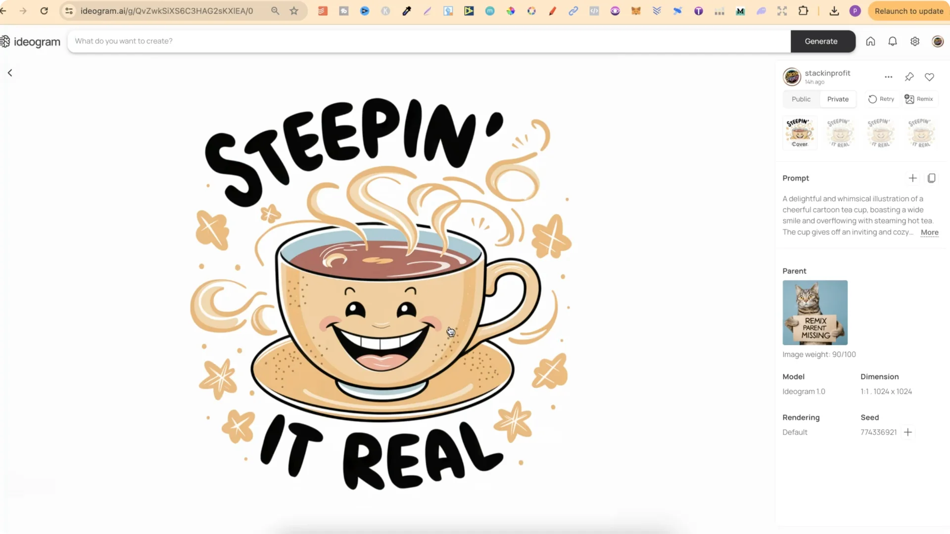 How I Consistently Generate Ideas for Ideogram POD screenshot 4