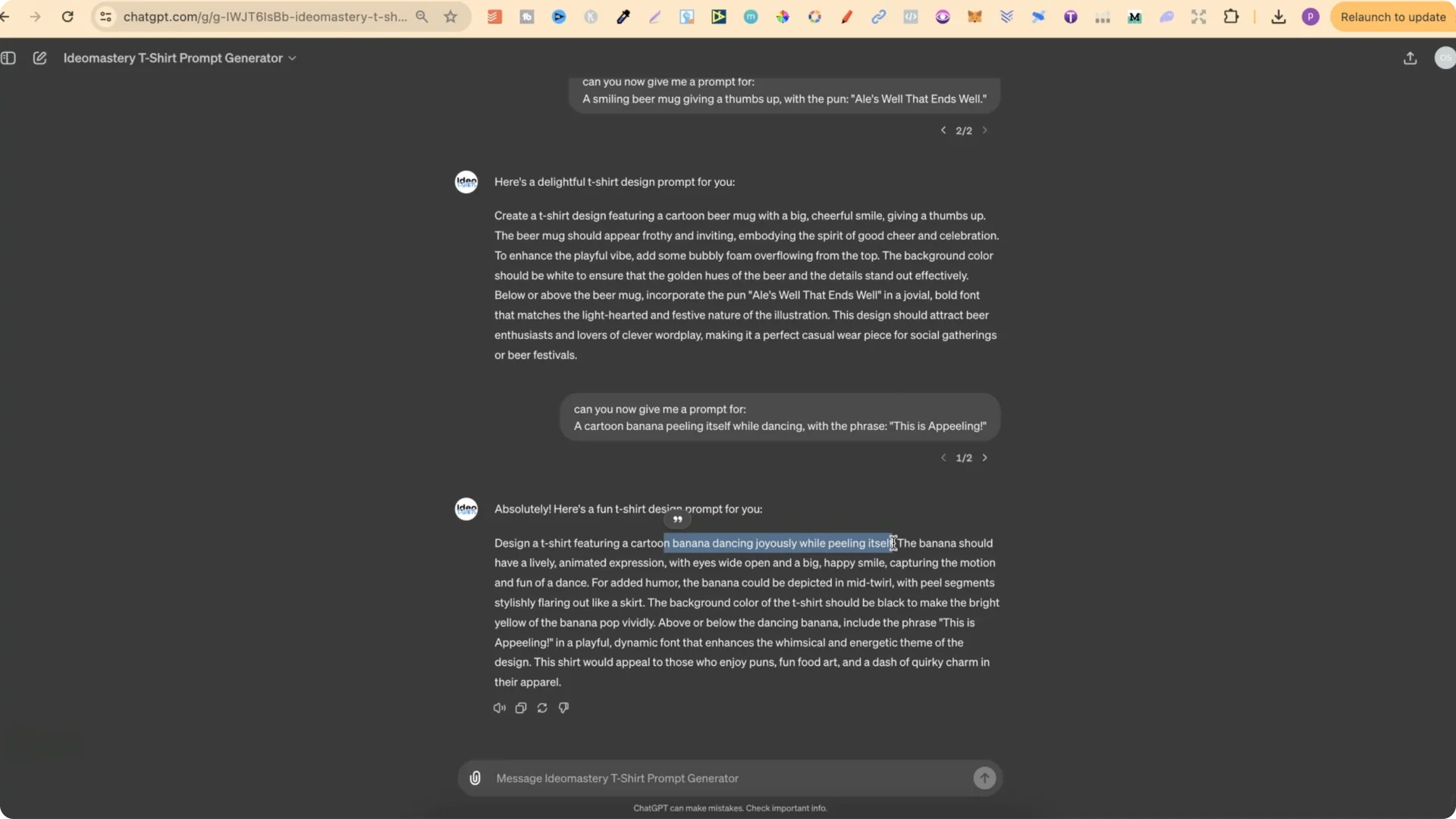 How I Consistently Generate Ideas for Ideogram POD screenshot 5