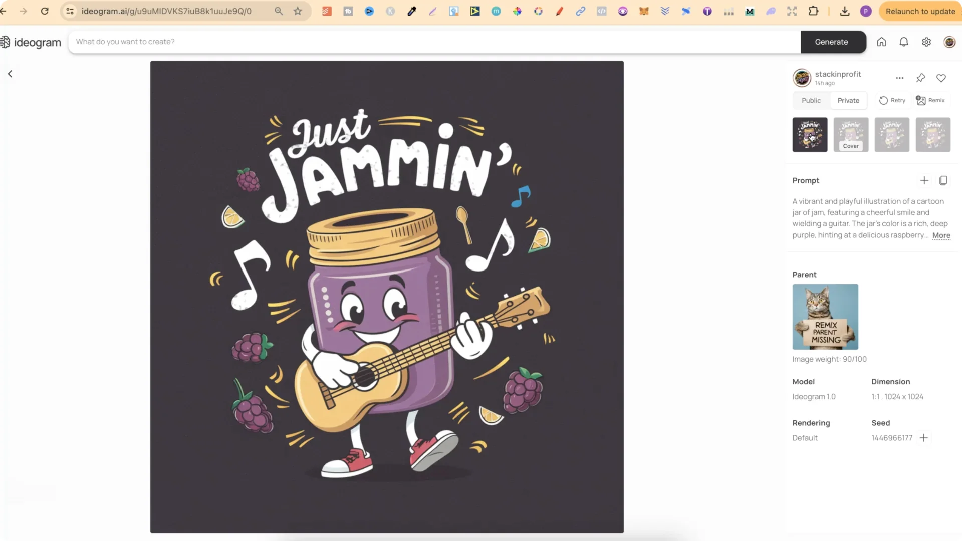How I Consistently Generate Ideas for Ideogram POD screenshot 6