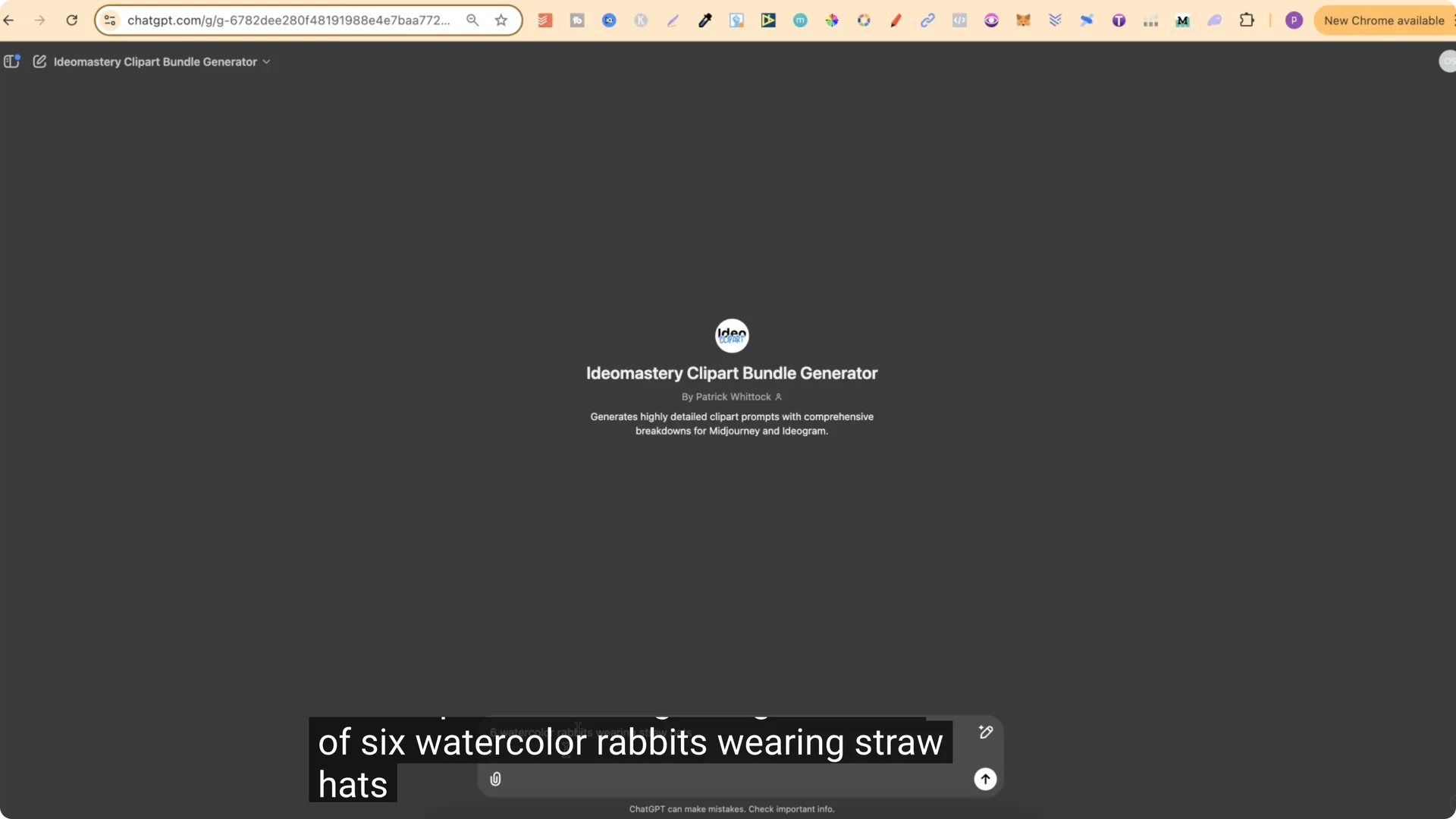 How to Build a Clipart Prompt Generator Quickly and Easily? screenshot 3