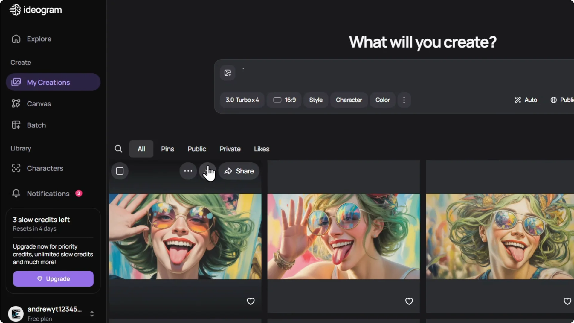 How to Pin and Unpin Images on Ideogram Quickly Explained screenshot 4