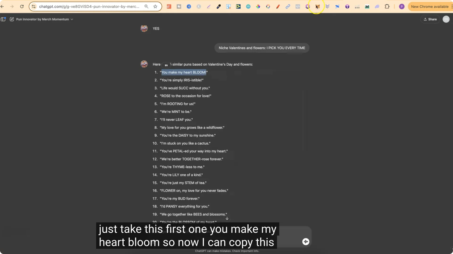 How to Turn Ideogram Prompts into Unique POD Designs with ChatGPT? screenshot 2