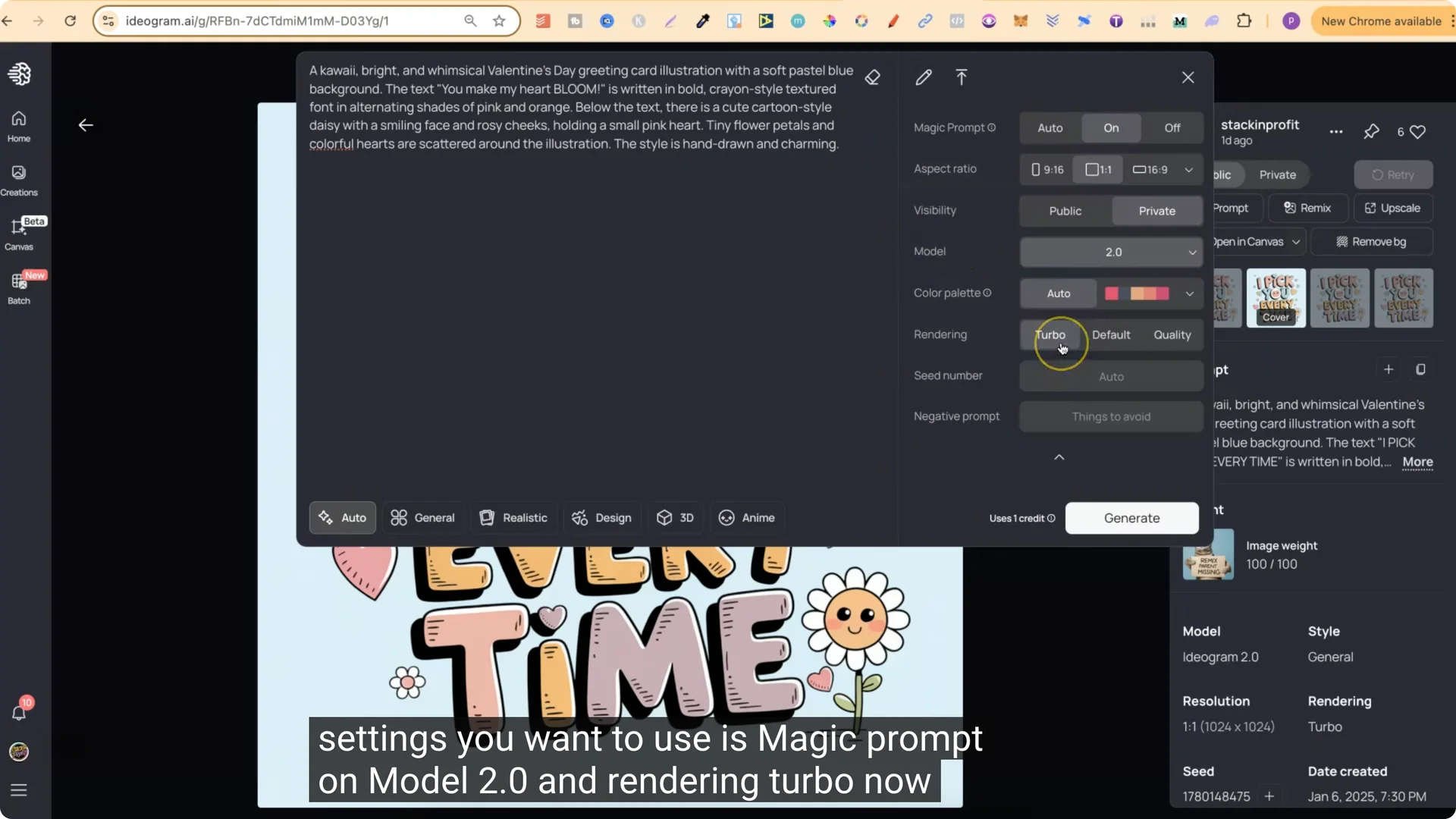 How to Turn Ideogram Prompts into Unique POD Designs with ChatGPT? screenshot 4