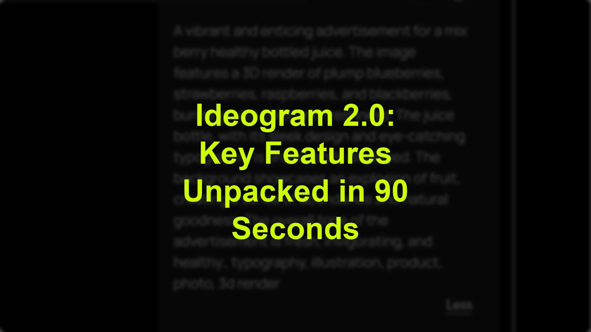 Ideogram 2.0: Key Features Unpacked - Featured Image