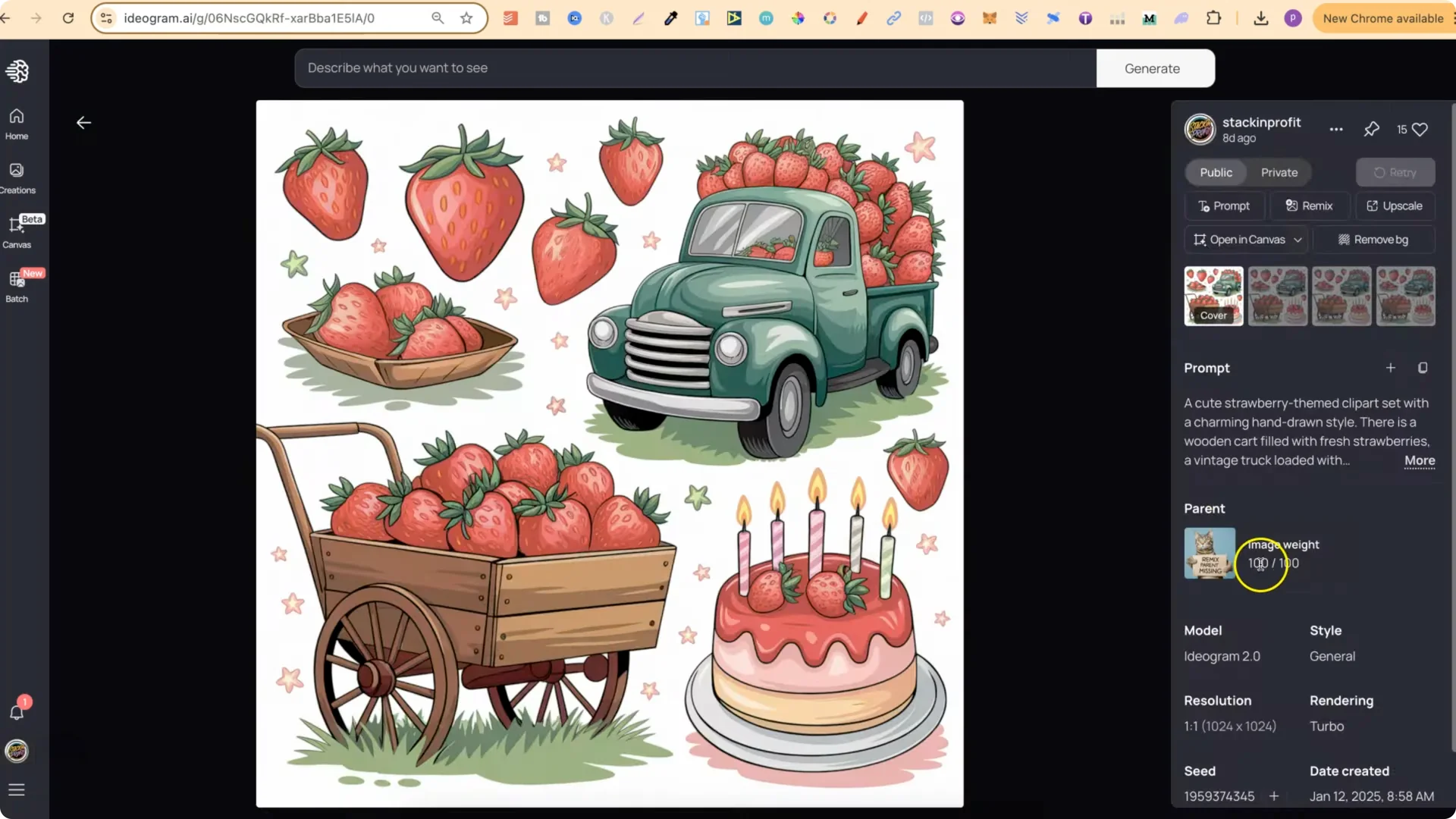 Inside My Method for Organizing IDEOGRAM AI Creations screenshot 1