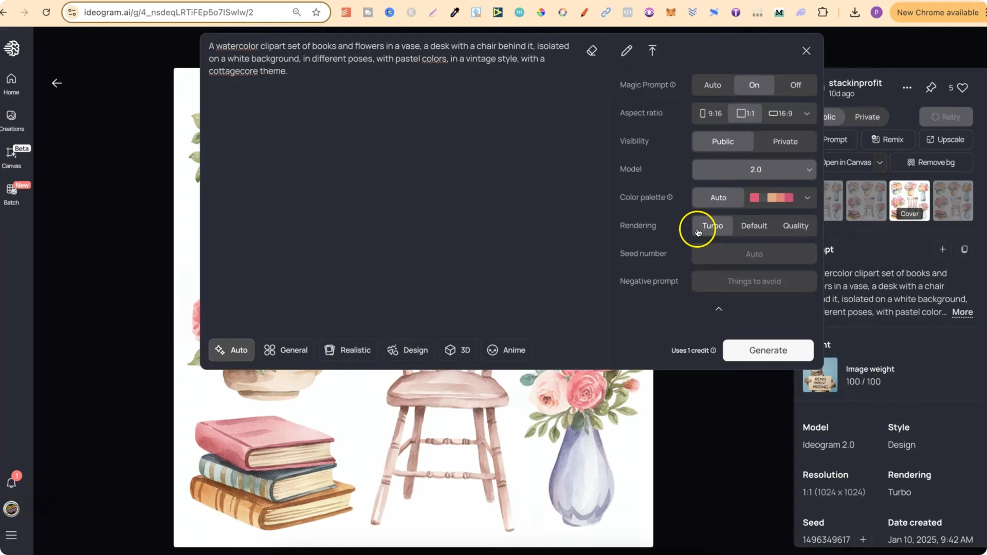 Inside My Method for Organizing IDEOGRAM AI Creations screenshot 6