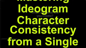 Mastering Ideogram Character Consistency from a Single Image - Featured Image