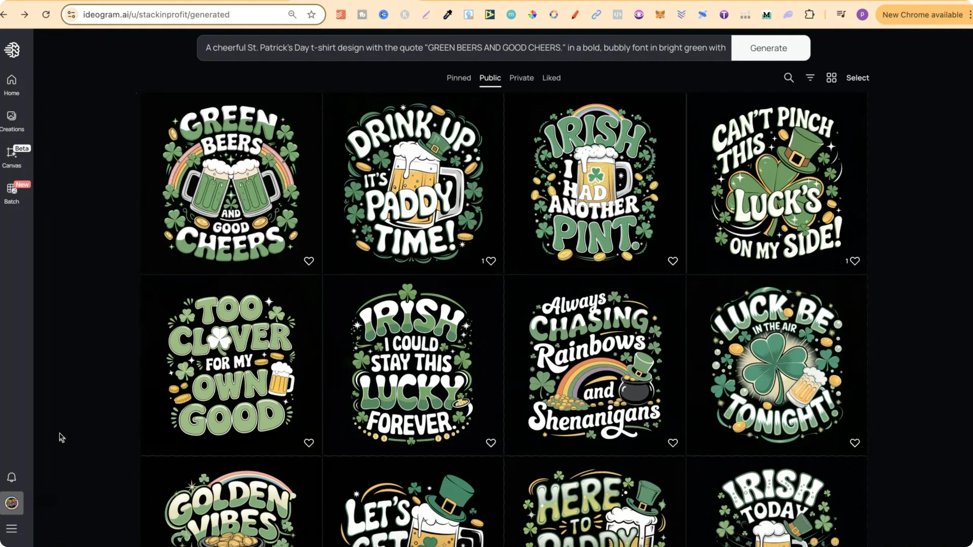 Top IDEOGRAM AI Prompts for St. Patrick’s Day Prints screenshot 2