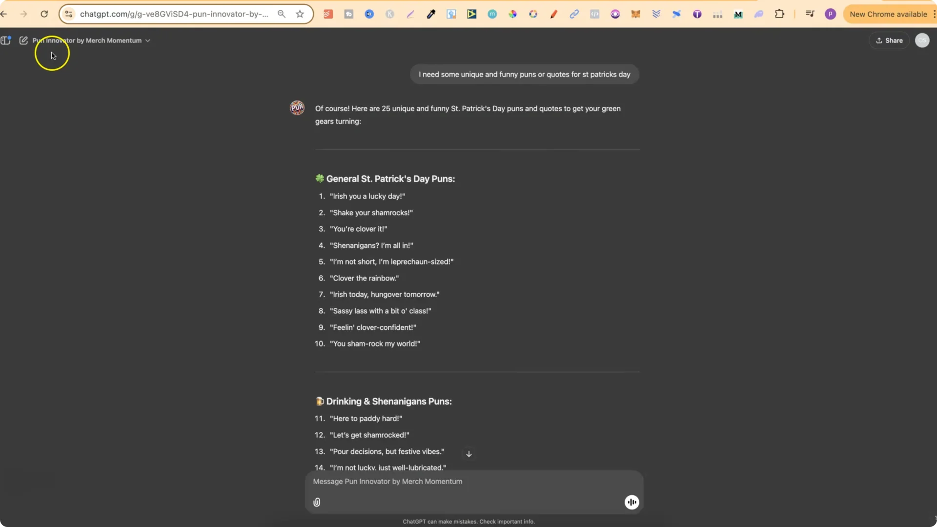 Top IDEOGRAM AI Prompts for St. Patrick’s Day Prints screenshot 7