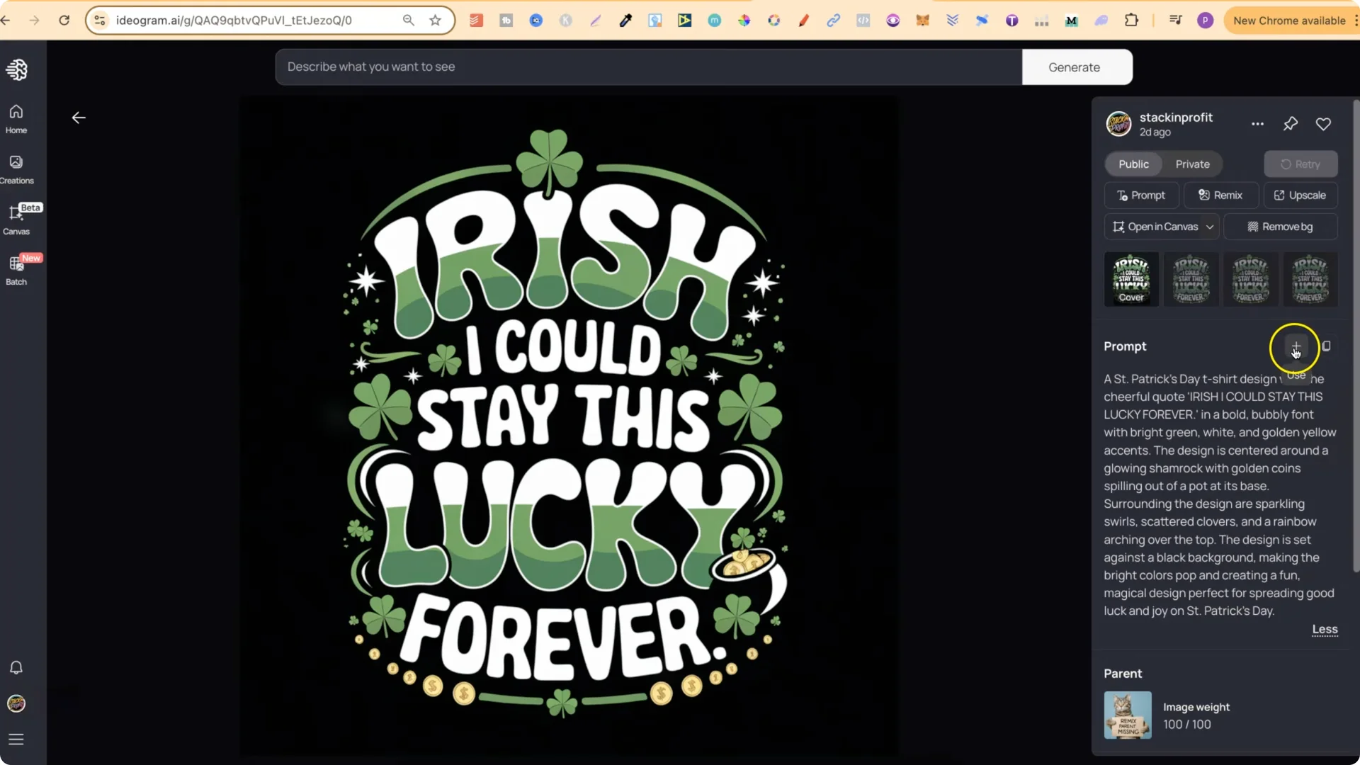 Top IDEOGRAM AI Prompts for St. Patrick’s Day Prints screenshot 8