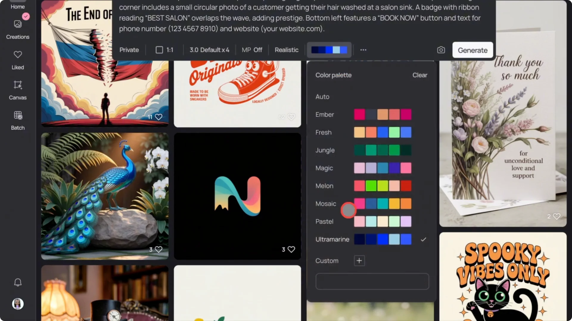 Unlock Consistent Brand Designs with Ideogram AI Color Palettes screenshot 4