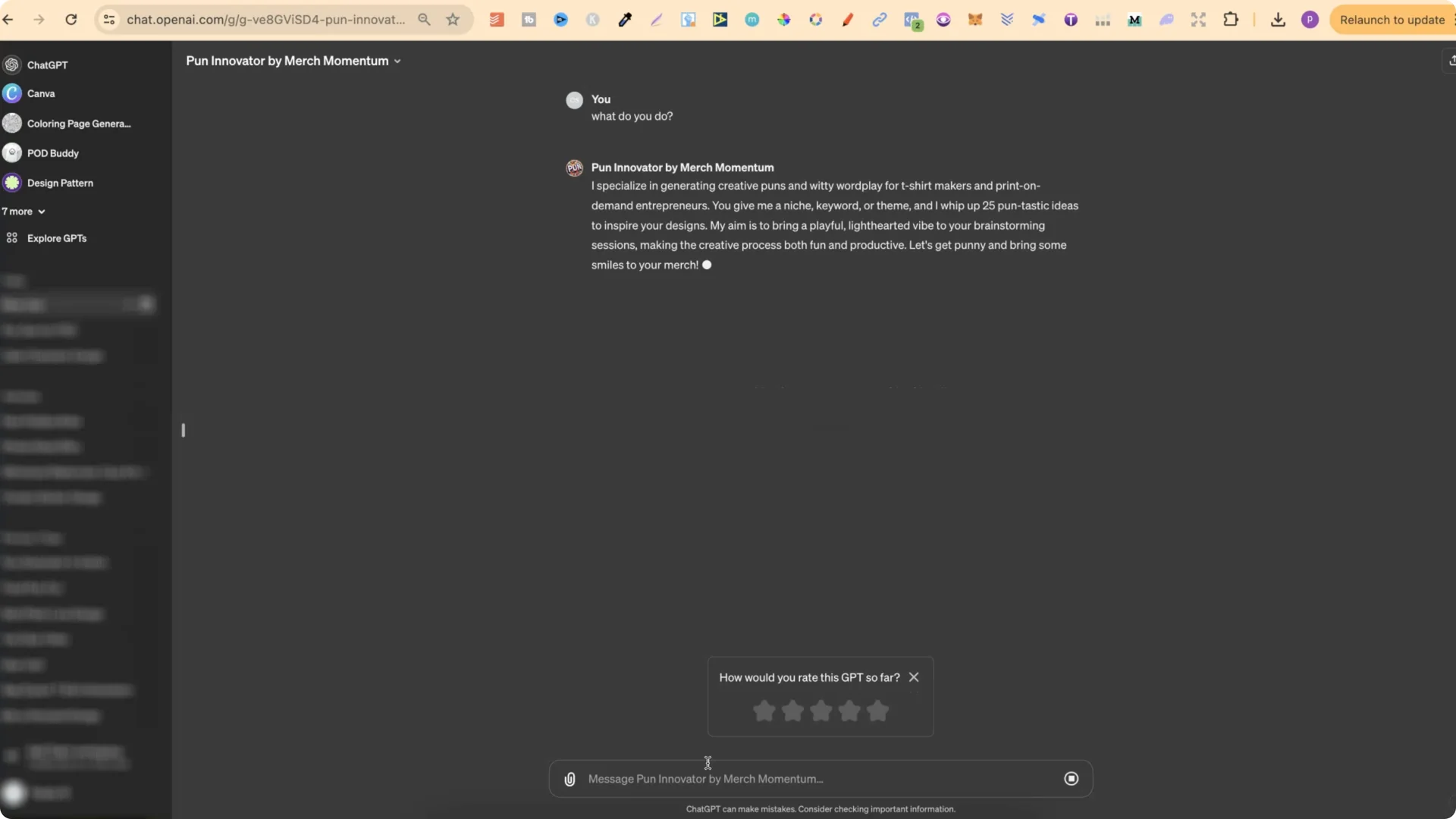 Unlock Endless Puns for Your POD Stickers and T-Shirts screenshot 2