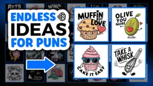 Unlock Endless Puns for Your POD Stickers and T-Shirts - Featured Image