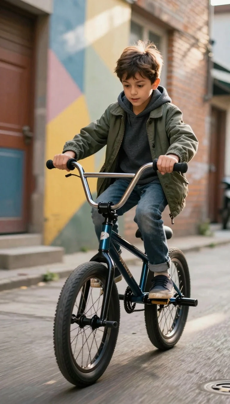 6. Alleyway BMX Panning Shot