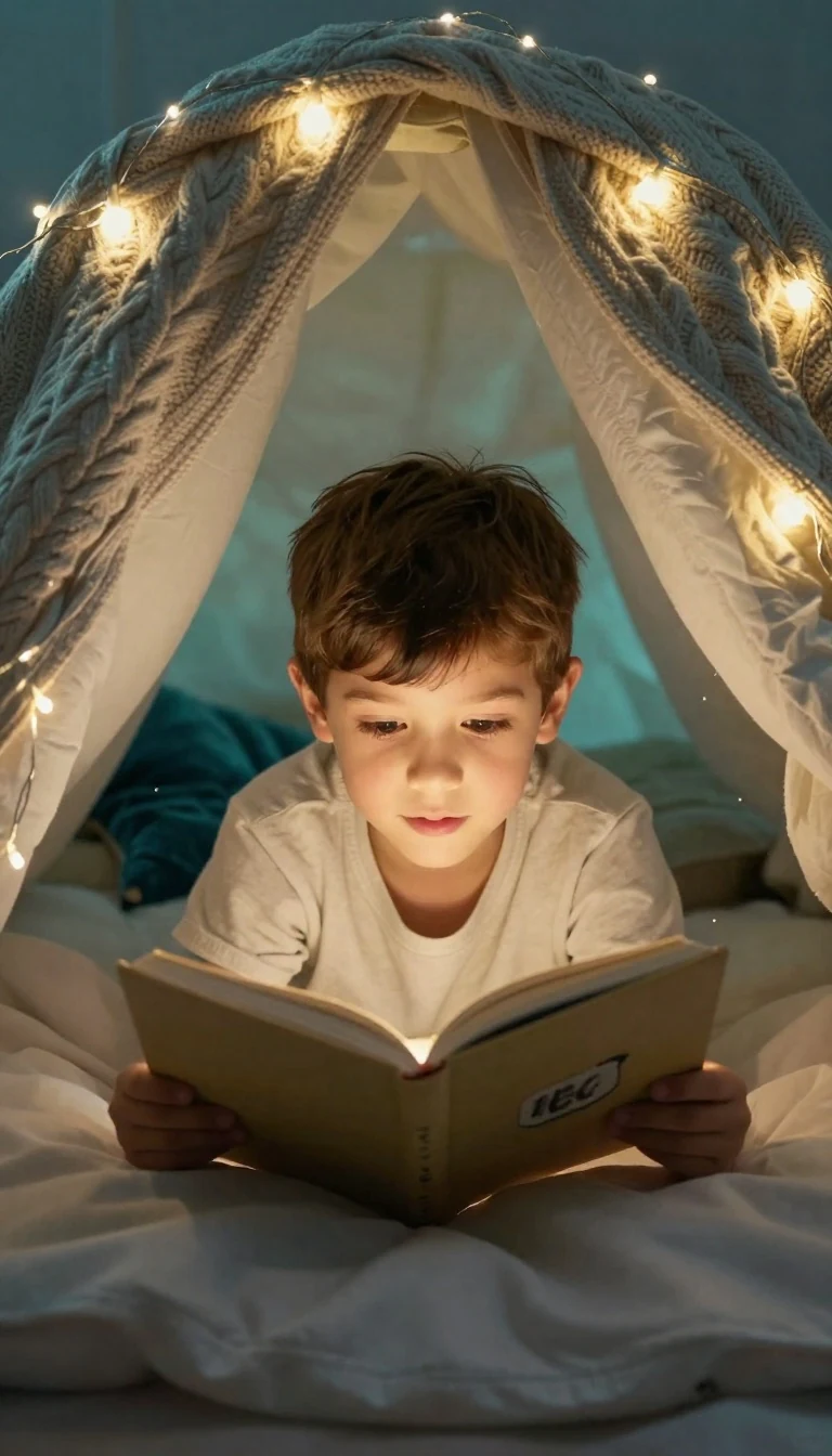 9. Glow-in-the-Dark Pillow Fort Reader